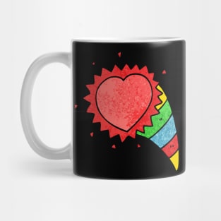 rocket heart Mug